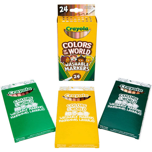 Crayola - 24 Washable Markers Colors