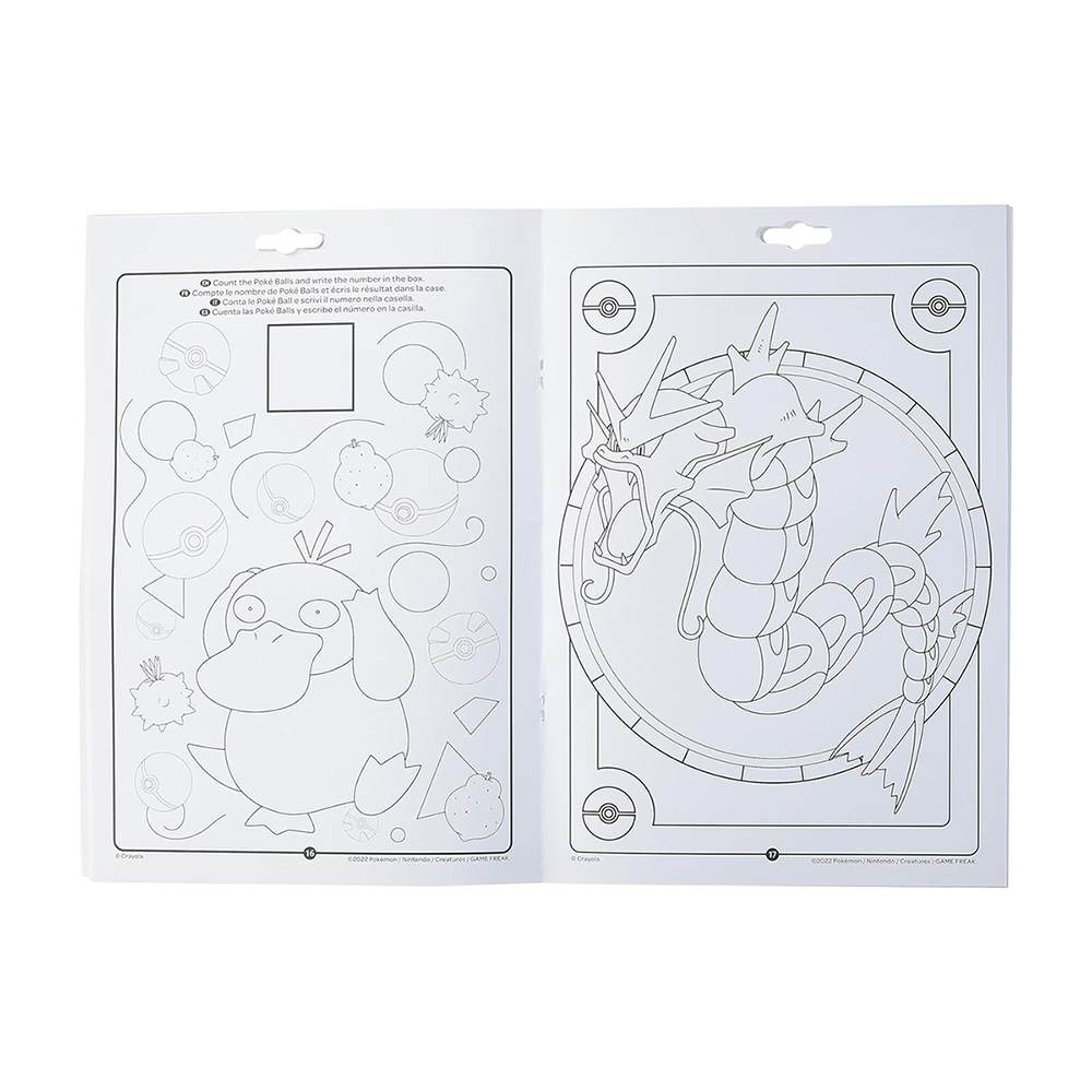 Crayola - Color And Sticker Pokemon - 50+ Pieces