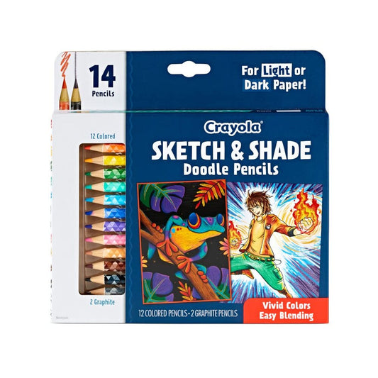 Crayola - Sketch Doodle Pencils 14 Pcs