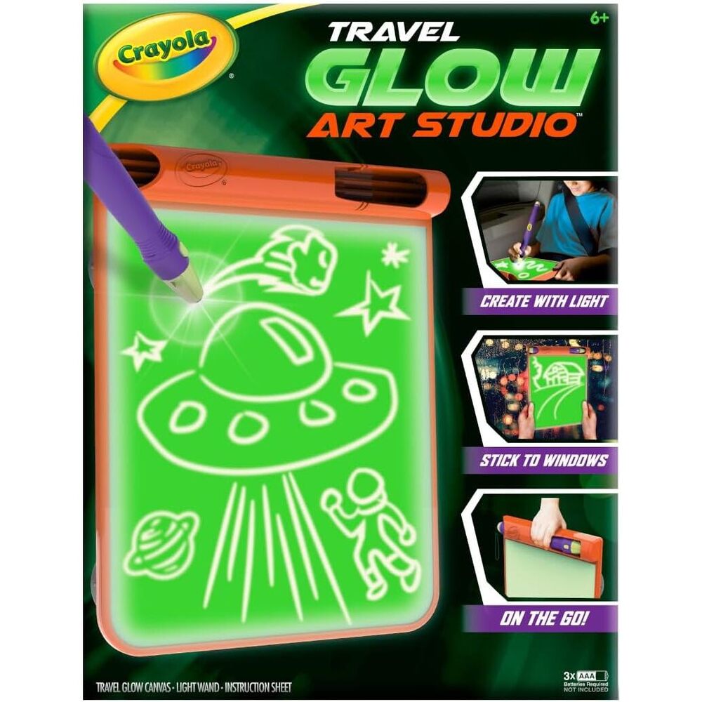 Crayola - Travel Glow In The Dark Art Studio
