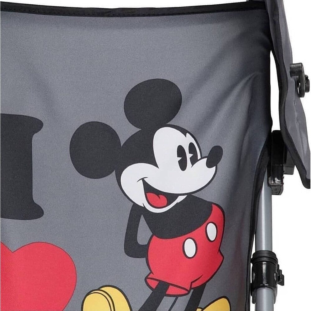 Disney - Mickey Mouse Stroller With Umbrella - Grey