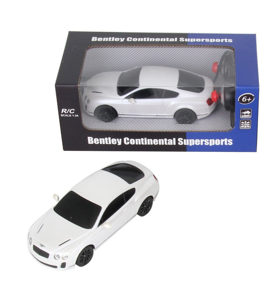 Rc Car Bentley Continental Supersports Remote - White