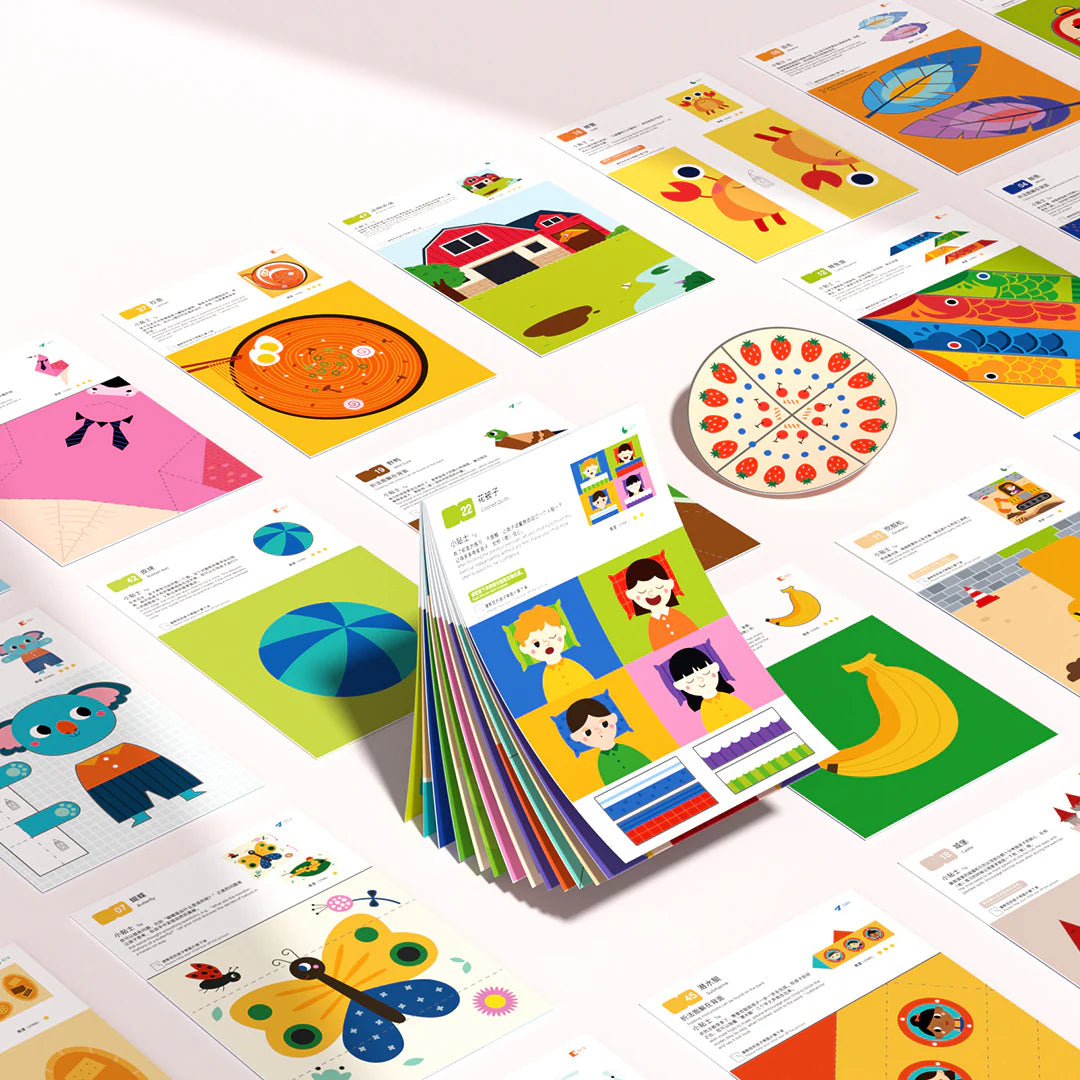 mideer Level Up Brain Gamebook - Let's Stick Level 1