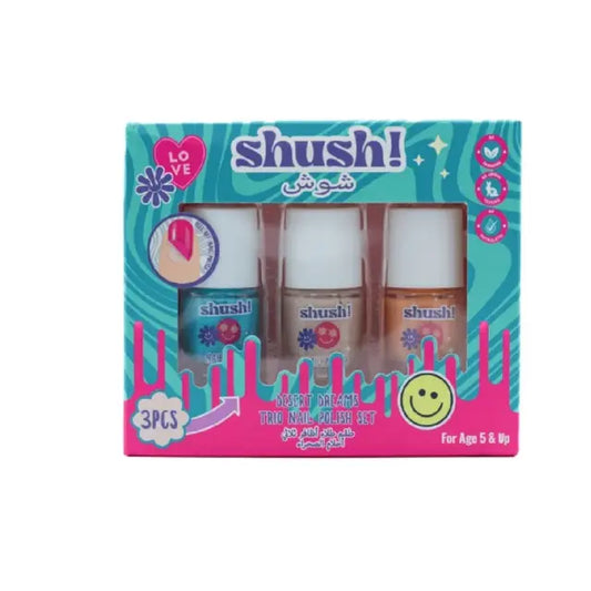 SHUSH DESERT DREAMS TRIO NAIL POLISH SET ( 3 PCS)