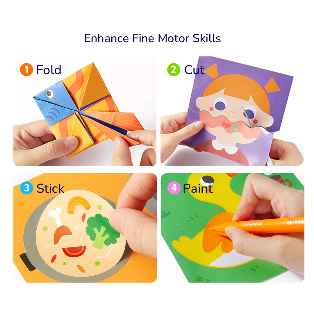 mideer Level Up Brain Gamebook - Let's Stick Level 2