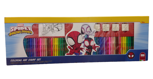 MULTIPRINT SPIDEY & FRIENDS 60 FELT-TIP PENS