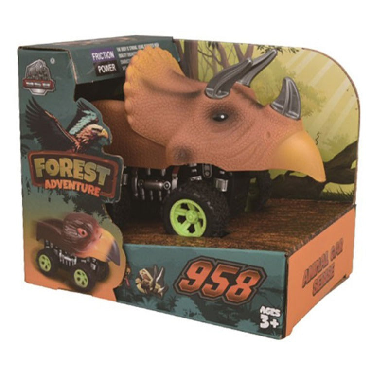 Dinosaur Car - Brown