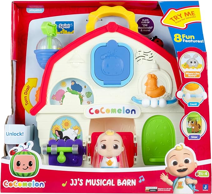 COCOMELON JJ MUSICAL BARN PLAYSET