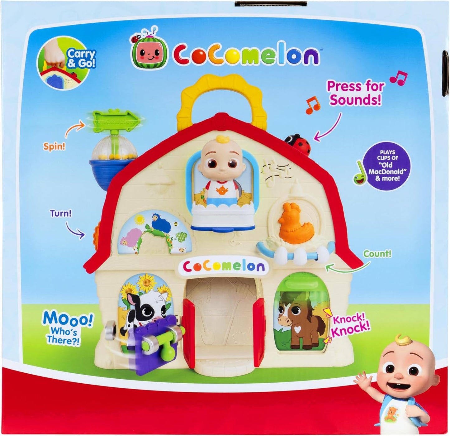 COCOMELON JJ MUSICAL BARN PLAYSET
