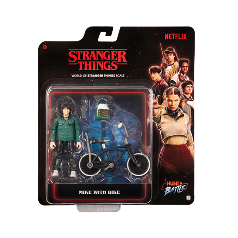 مجموعة شخصية ودراجة Stranger Things – مغامرة الخيال العلمي