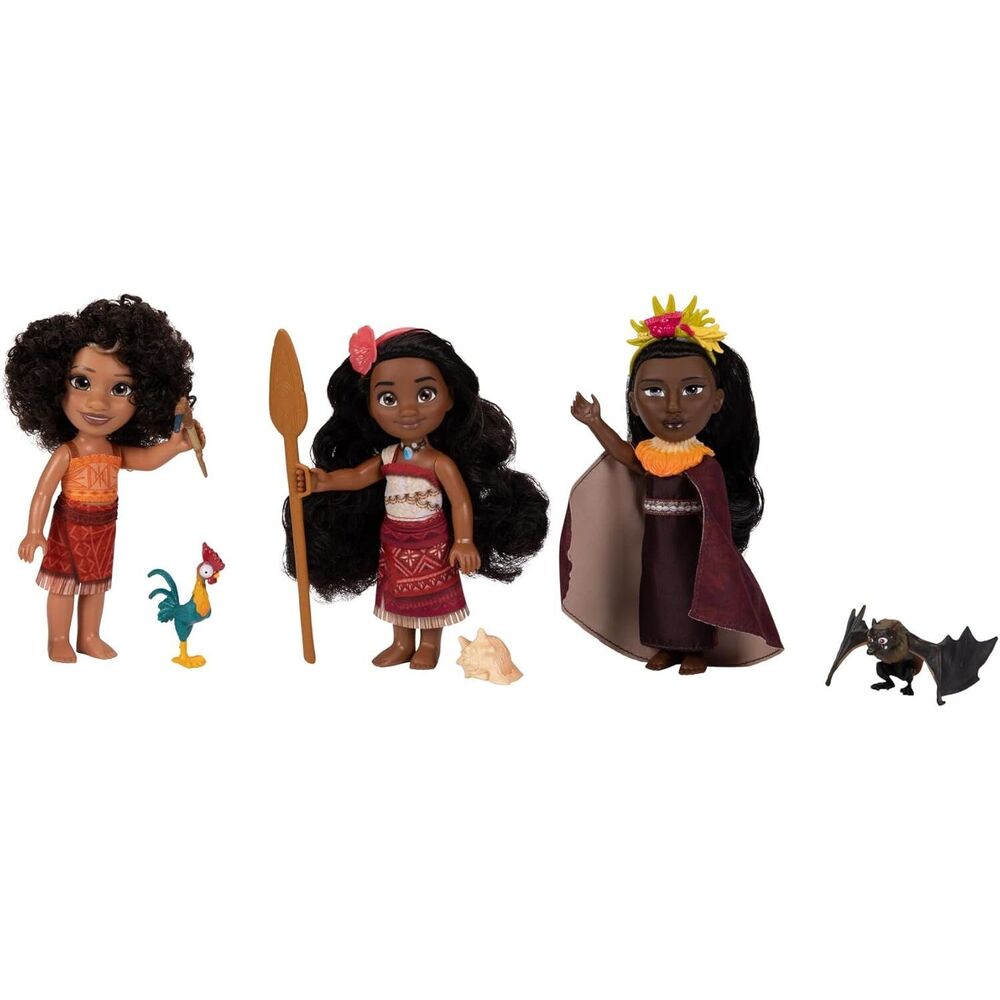 Jakks Pacific - Moana 2 And Friends Petite Set - 6 Inch