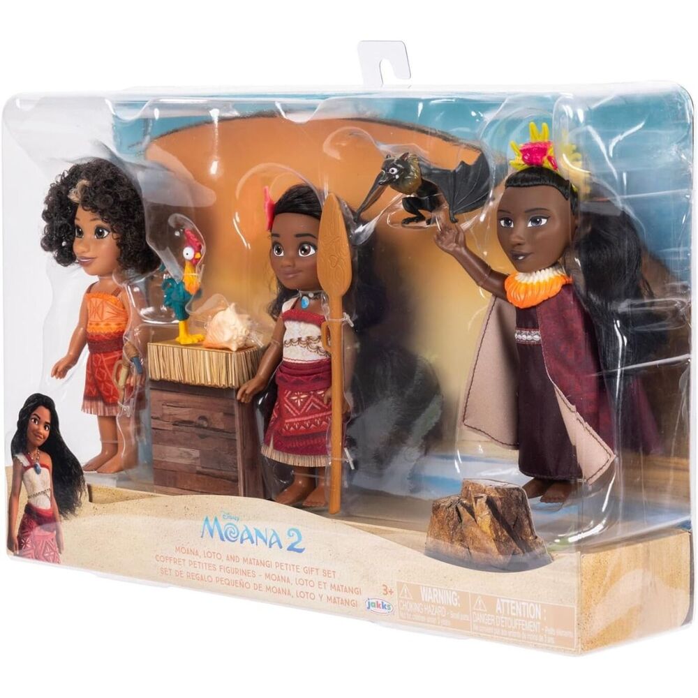 Jakks Pacific - Moana 2 And Friends Petite Set - 6 Inch