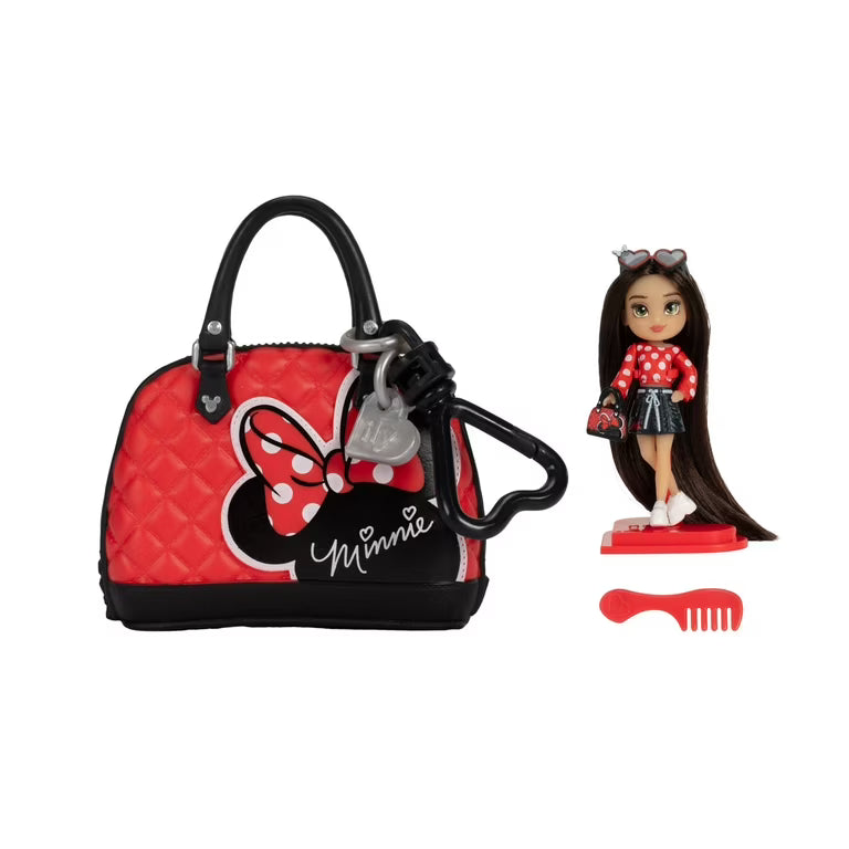DISNEY PRINCESS ILLY S1 TOTE TEENIES MINI BAG AND FIGURINE