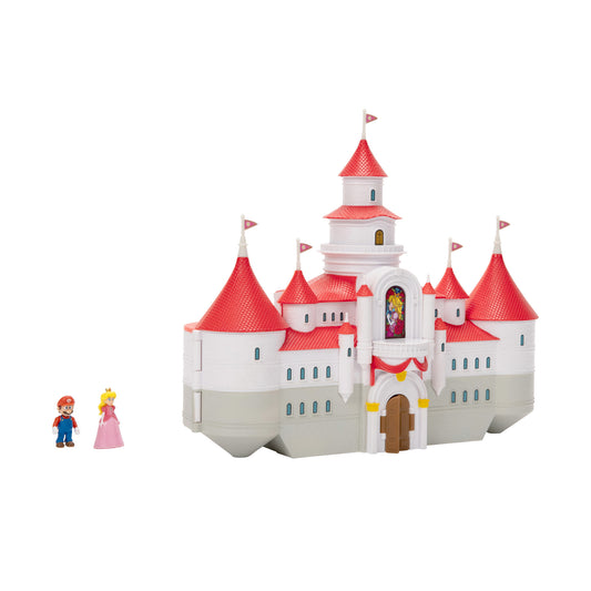 Nintendo Super Mario Movie Mini World Dlx Peach Castle Playset