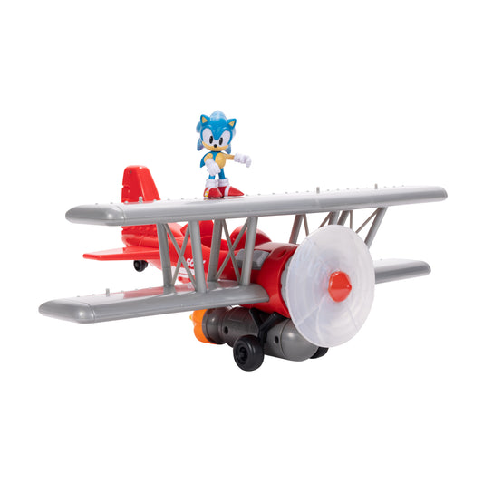 Sonic 2.5 Tornado Biplane w/Sonic Fig