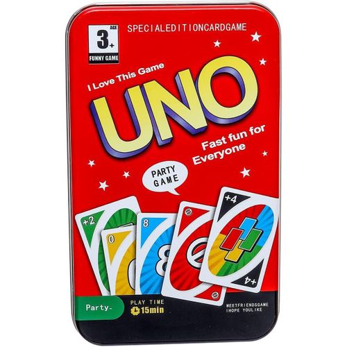 UNO Party tin box