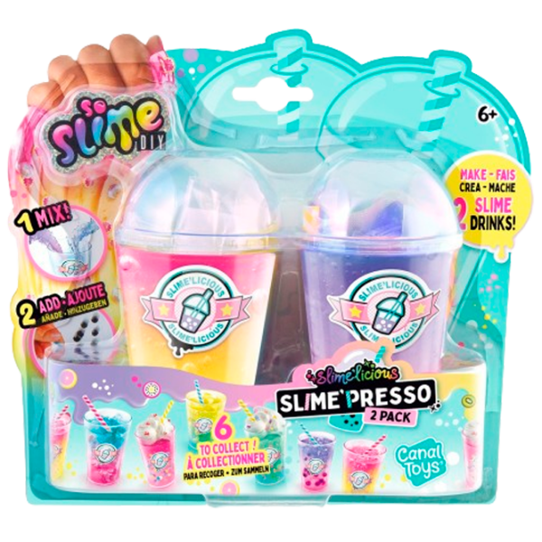 CANAL TOYS SLIME DRINKS 2-PACK SLIME SET