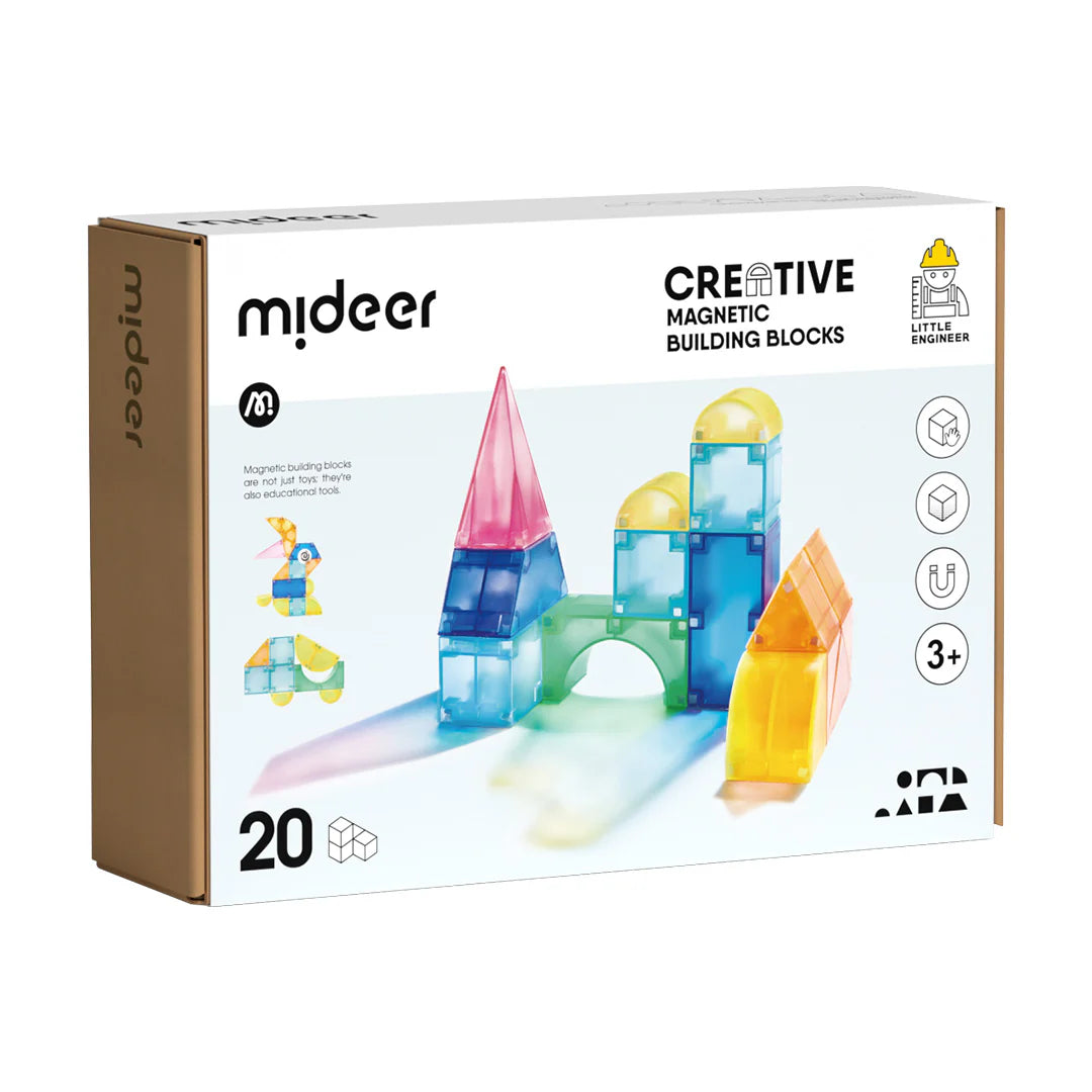 mideer Creative Magnetic Building Blocks - 20PCS