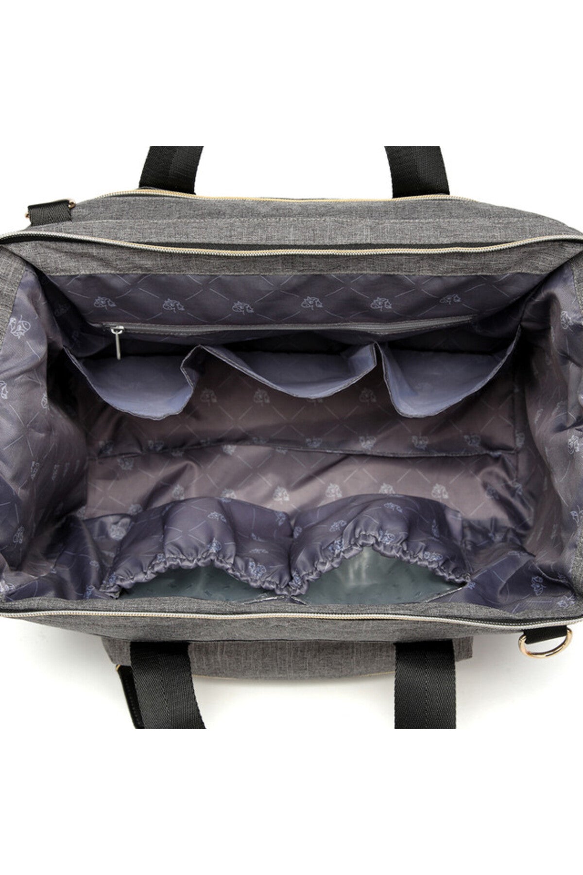 Little Story Zera Mom Dad Diaper Bag - Grey