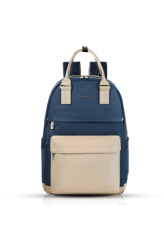 Little Story Kenzie Mom Dad Travel Diaper Backpack - Dark Blue