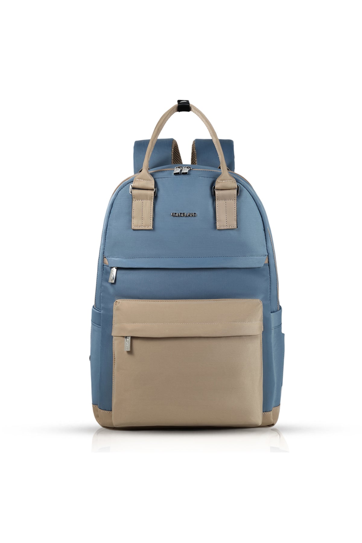 Little Story Kenzie Mom Dad Travel Diaper Backpack - Blue