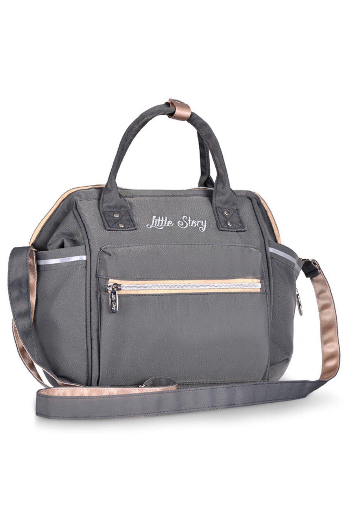 Little Story Ace Diaper Bag - Grey