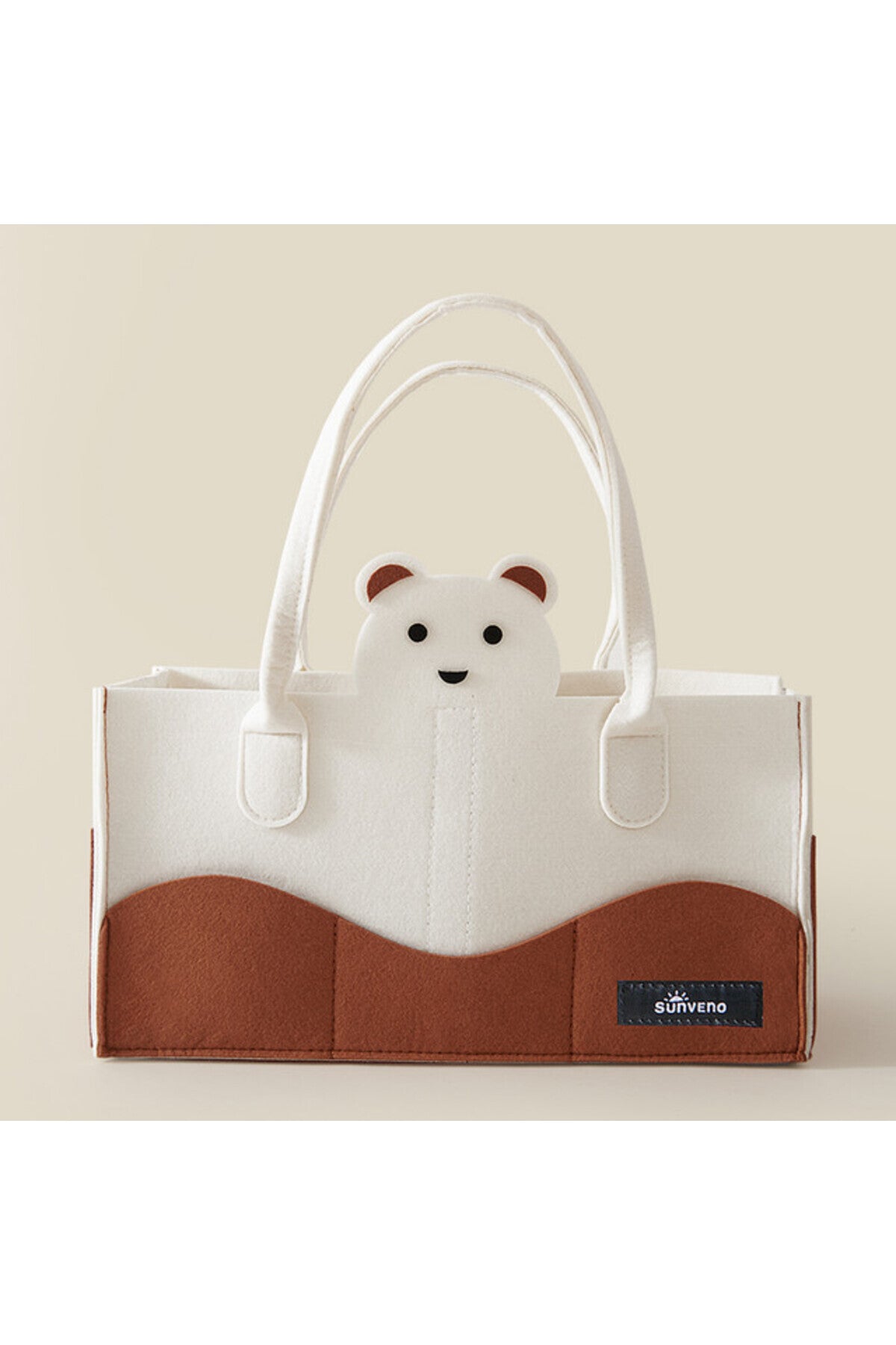 Sunveno Organizer Diaper Caddy Ivory