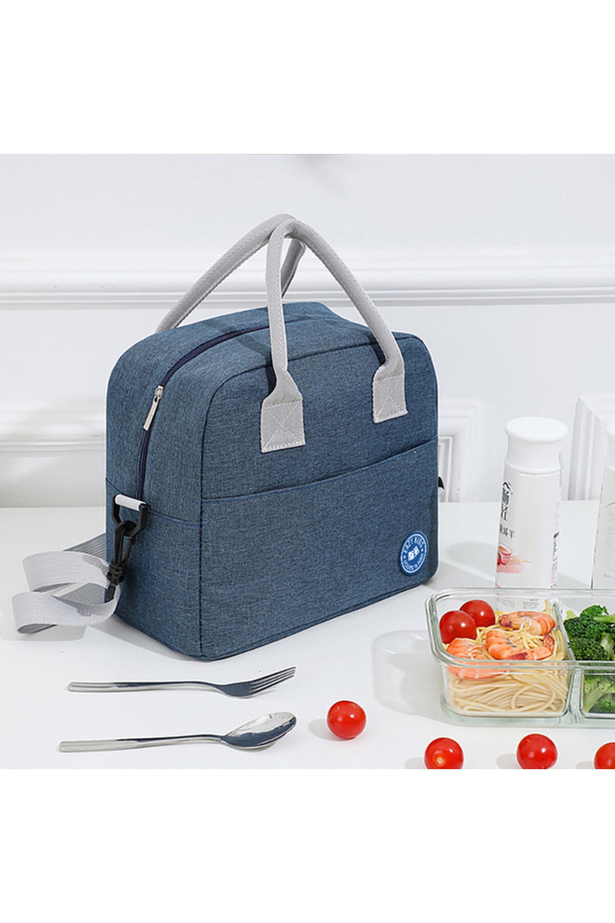 Eazy Kids Insulated Lunch Bag- Blue