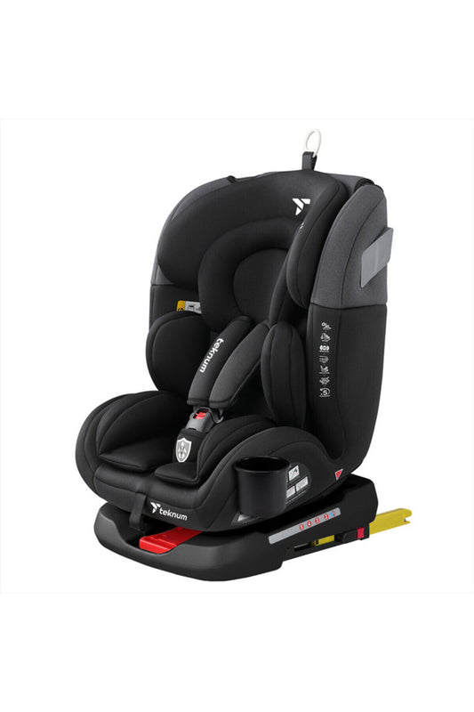 Teknum Evolve 360? Car Seat 0-12yrs Black with Isofix