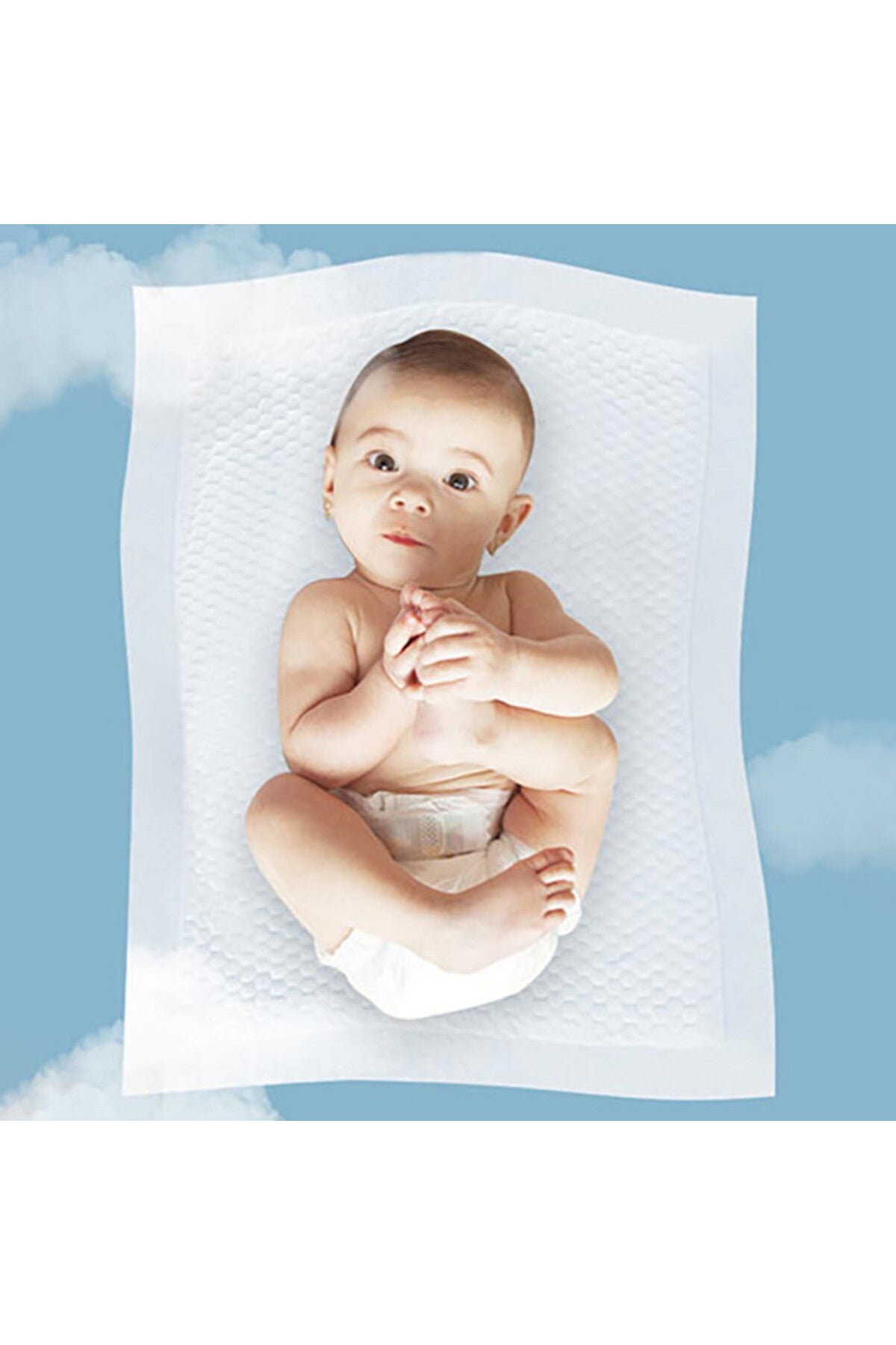 Little Story - Disposable Diaper Changing Mats - Pack of 50pcs - White