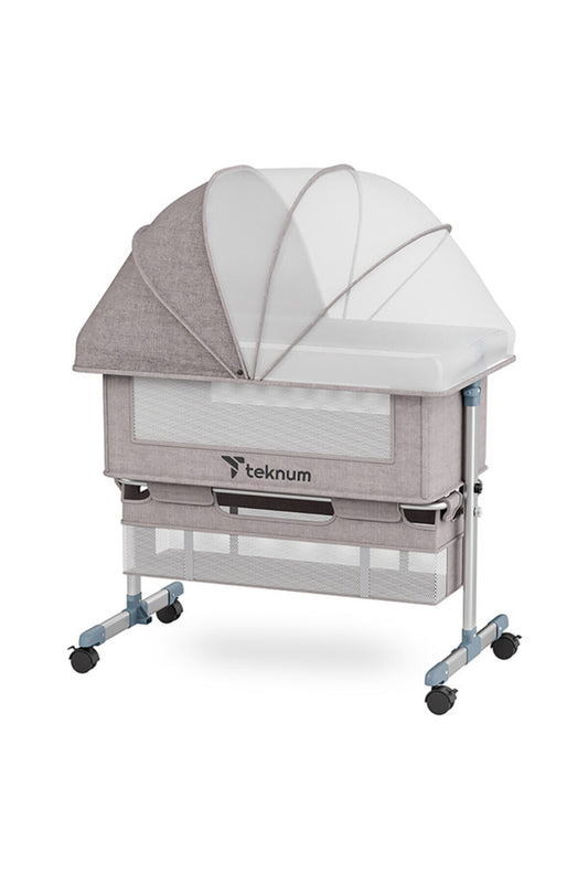 Teknum Bedside Crib - Ivory