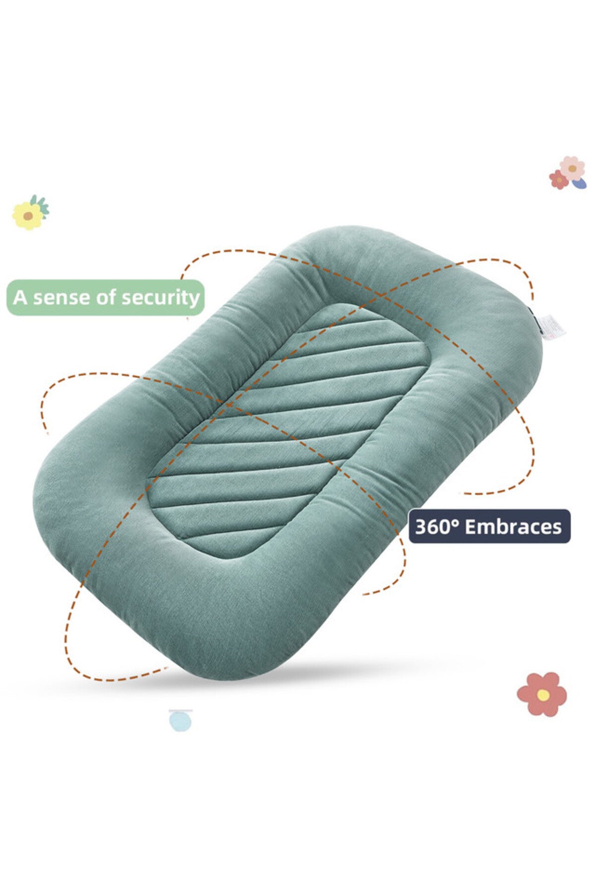 Little Story Portable Lounger Sleeping Pod - Green