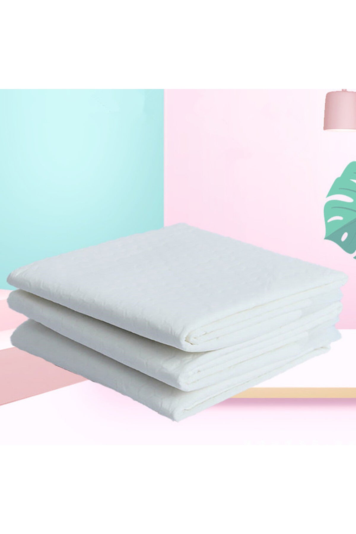 Little Story - Disposable Diaper Changing Mats - Pack of 50pcs - White