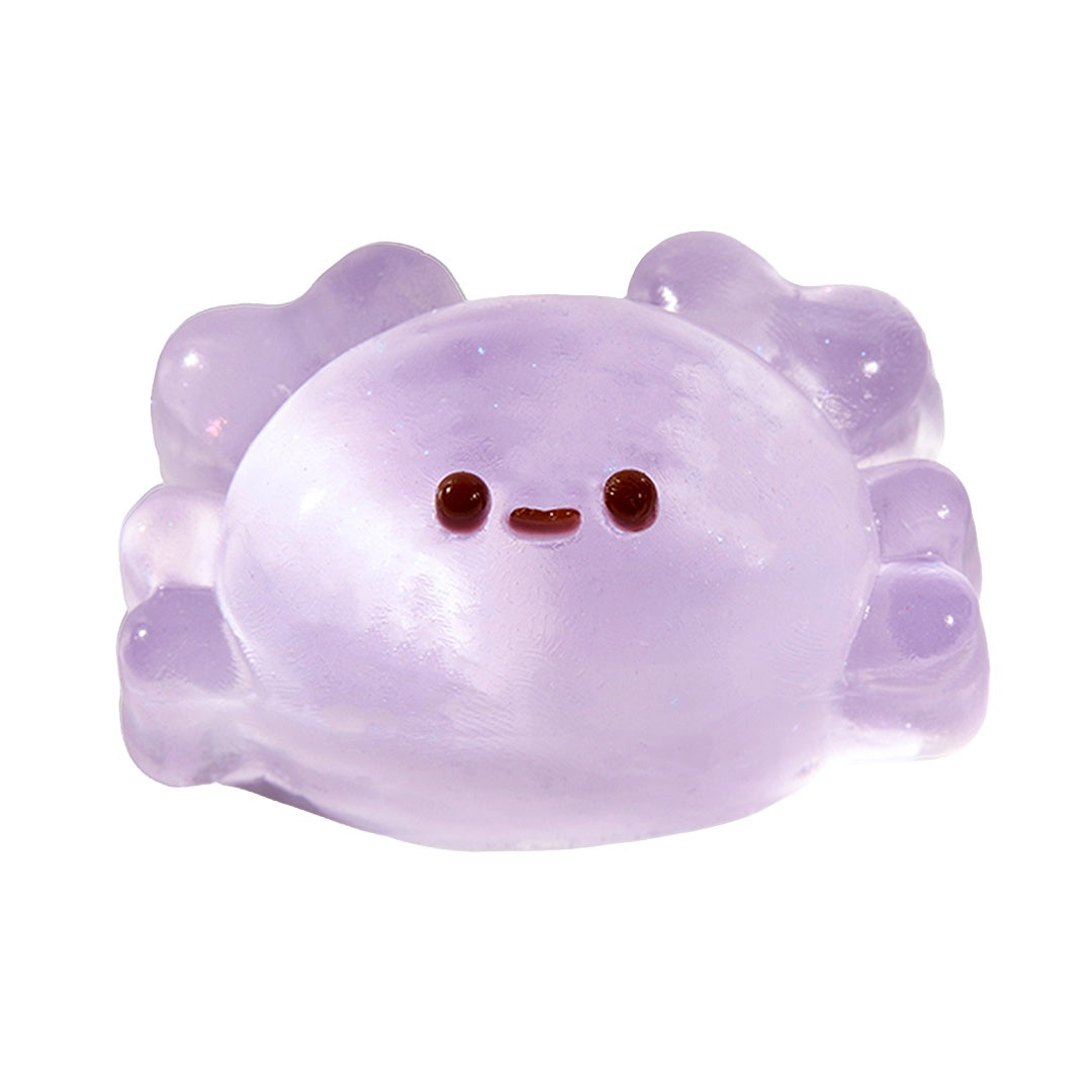 Taba Squishy Transparent Purple Crab