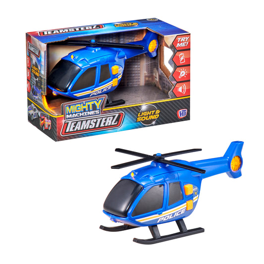Teamsterz Mighty Machines Police Helicopter (Small) (L&S)