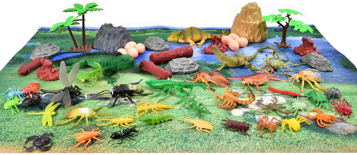 60 PIECE SET OF CRAWLING INSECT BARRELS