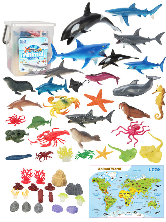 OCEAN ANIMAL 50PCS