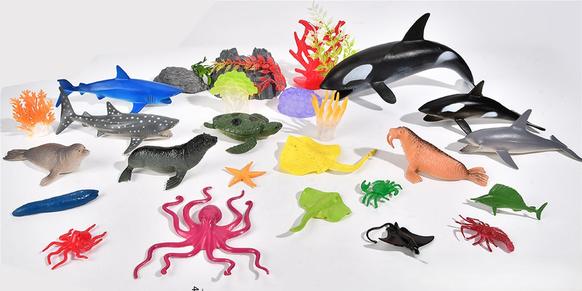 MARINE ANIMAL SET 30PCS