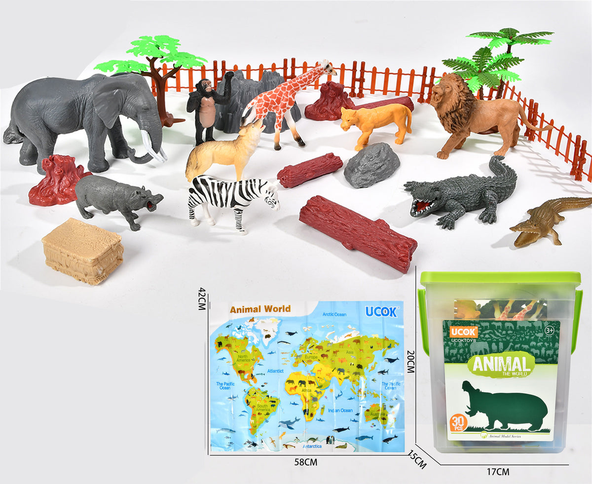 WILDLIFE SET 30PCS