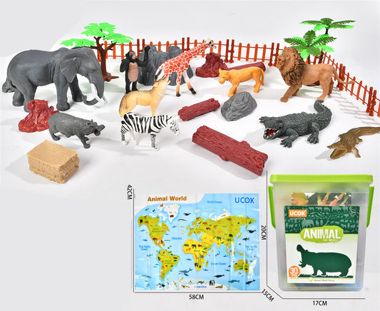 WILDLIFE SET 30PCS
