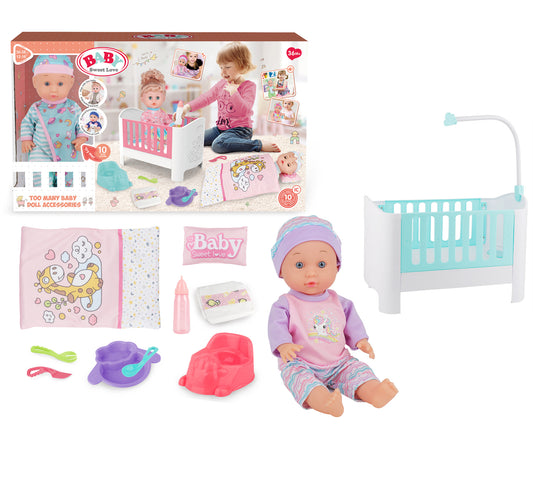 13 INCH FIXED EYE DRINKING DOLL RUBBER HEAD HAND AND FOOT SET W/IC/BATTERY 3*AG13 2COLOUR