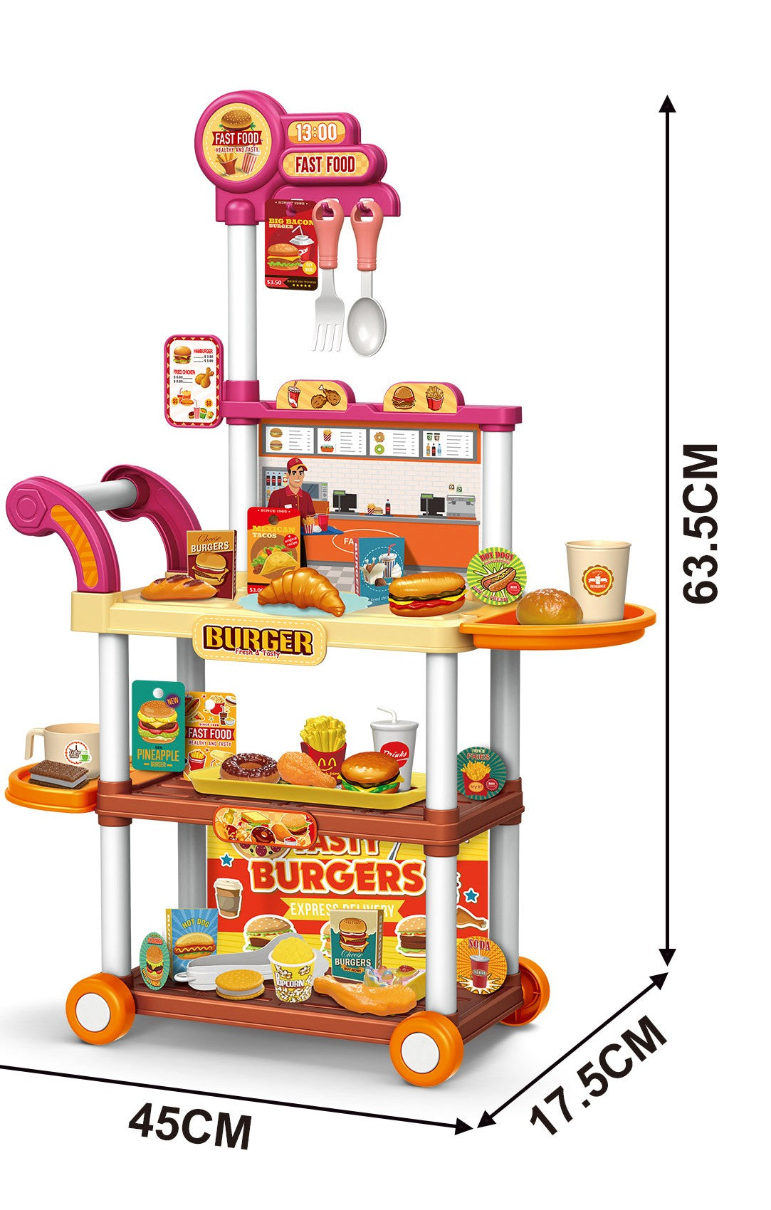 HAMBURGER CART SET