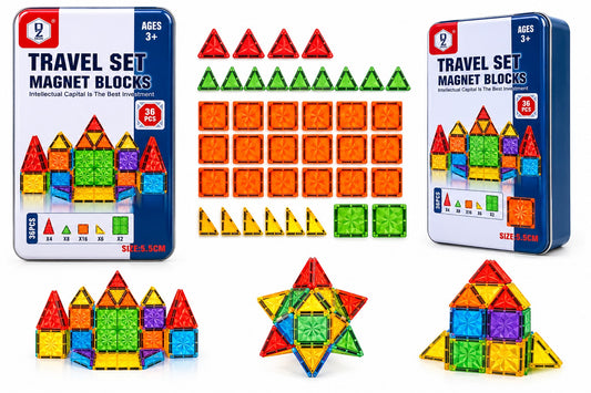 5.5 DIAMOND TRAVEL SET MAGNETIC PLATES - 36PCS - 1 Pack