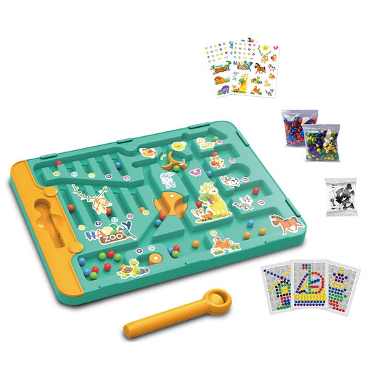 3 In 1 Magnetic Maze Puzzle Board