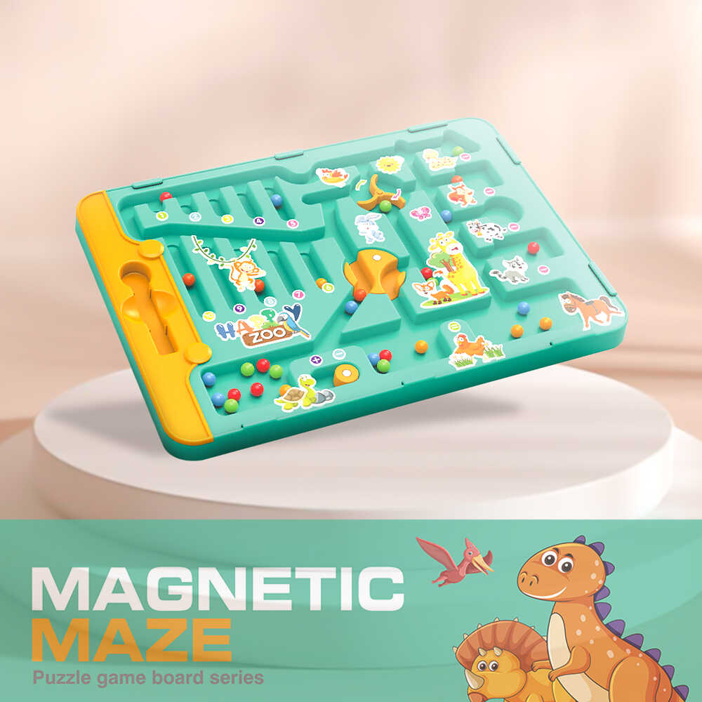 3 In 1 Magnetic Maze Puzzle Board