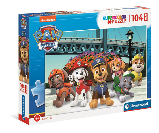Clementoni - Maxi Paw Patrol Puzzle, 104 Pieces