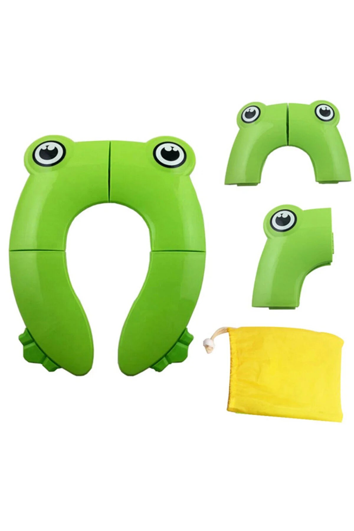 Eazy Kids Foldable Travel Potty with Carry Bag - Green