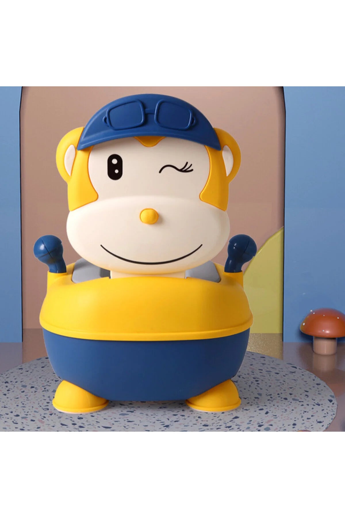 Eazy Kids Monkey Potty - Yellow