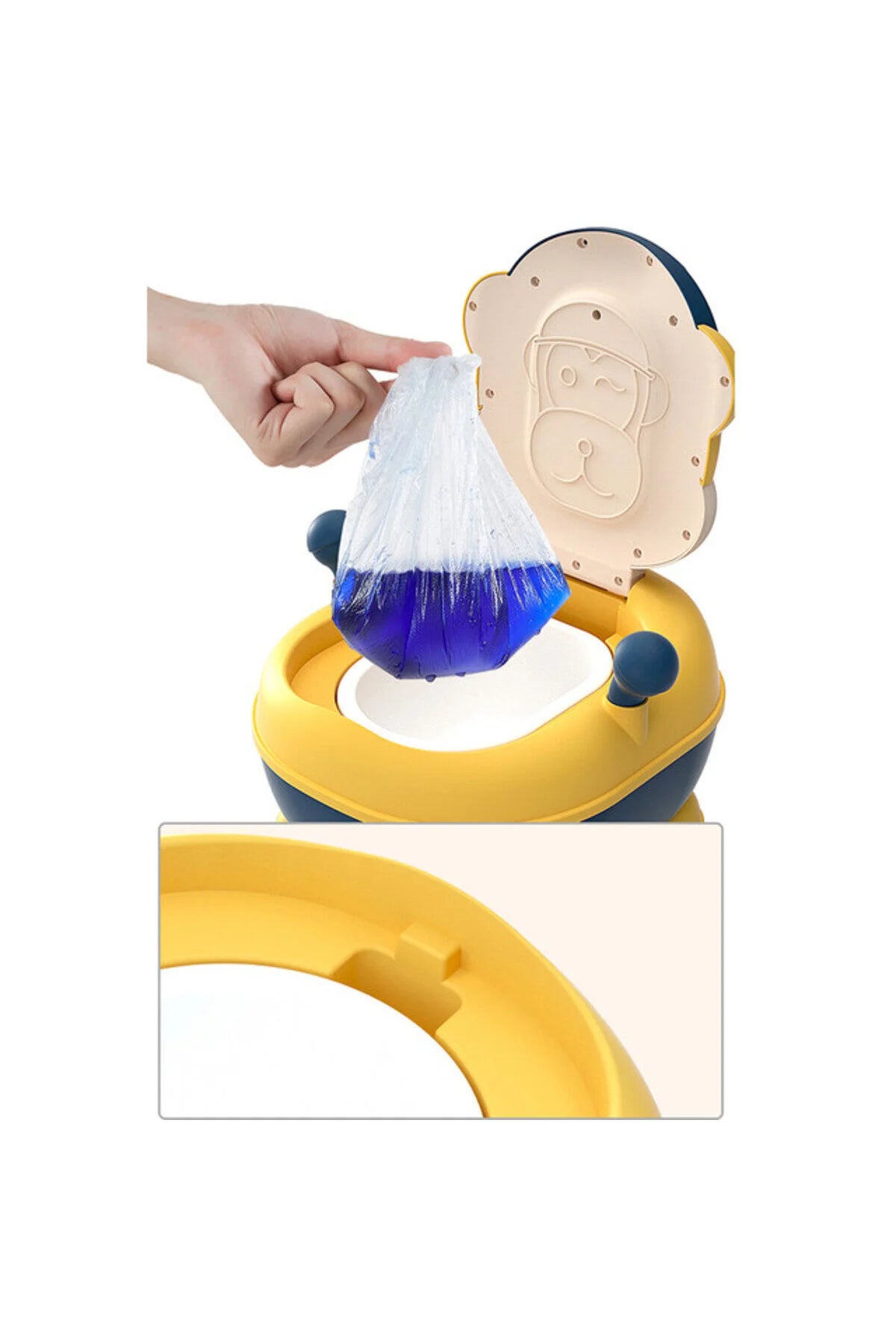 Eazy Kids Monkey Potty - Yellow