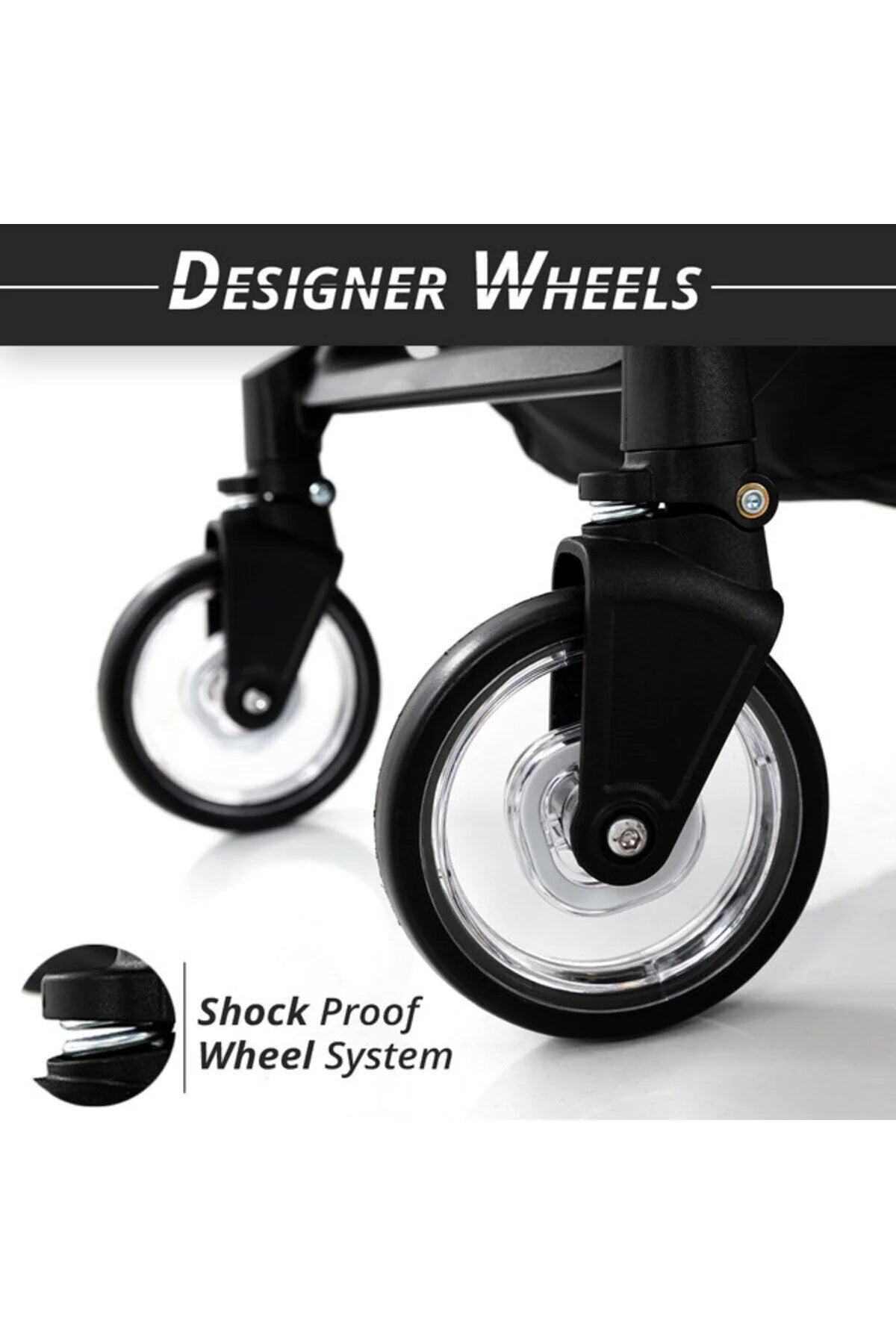 Teknum Explorer Travel Stroller-Black
